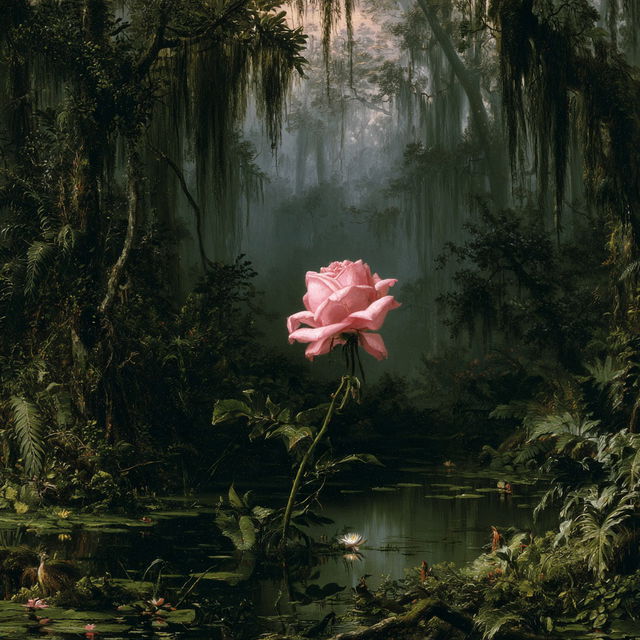 Martin Johnson Heade style, Midjourney V8.2, render 4 of 4