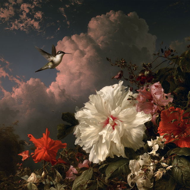 Martin Johnson Heade style, Midjourney V8.2, render 3 of 4