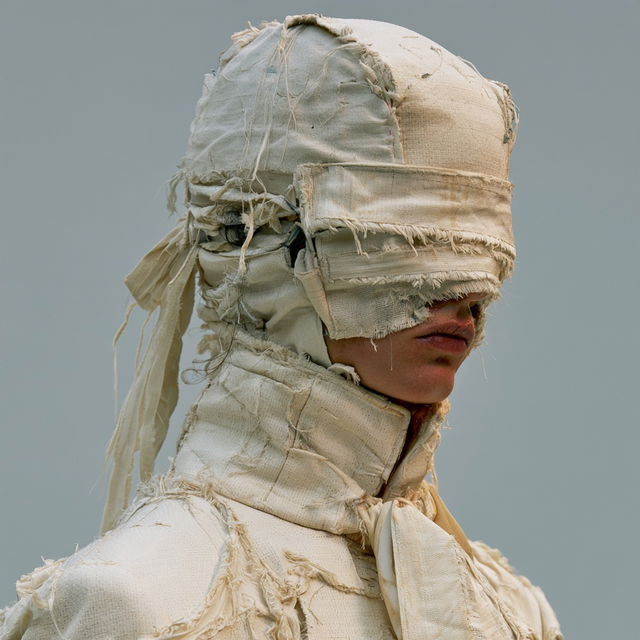 Martin Margiela style, Midjourney V8.2, render 4 of 4