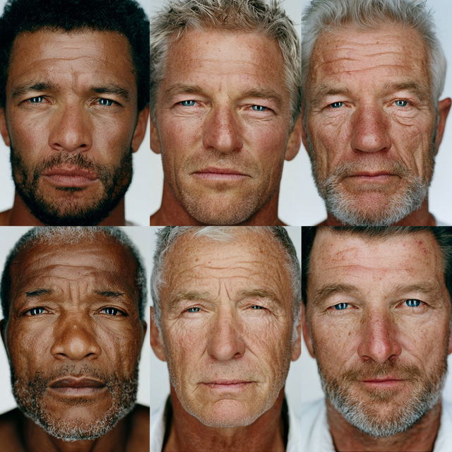 Martin Schoeller style, Midjourney V8.2, render 3 of 4