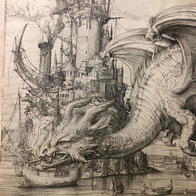 Martin Schongauer style, Midjourney V8.2, render 4 of 4