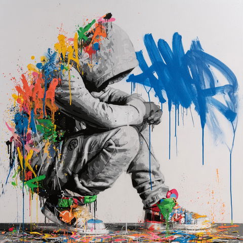 Martin Whatson style (Street artists), Midjourney V8.2