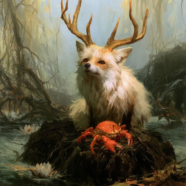 Martin Wittfooth style, Midjourney V8.2, render 1 of 4