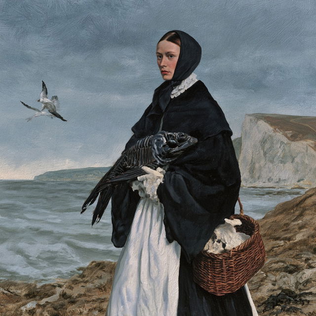 Mary Anning style, Midjourney V8.2, render 2 of 4