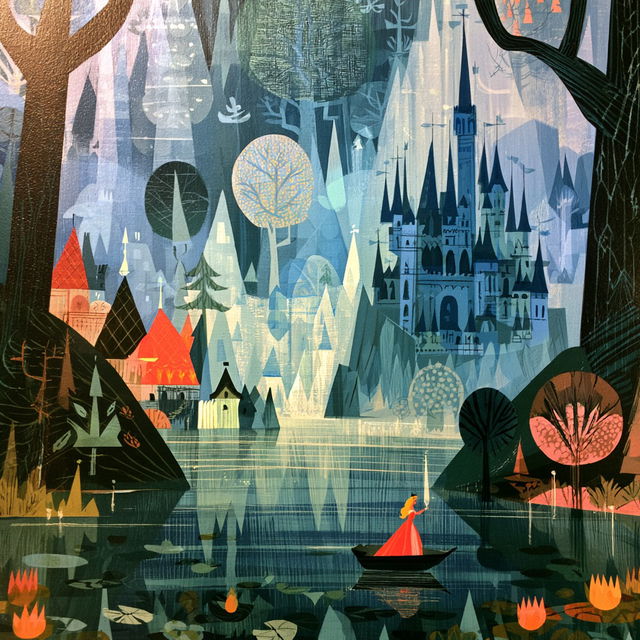 Mary Blair style, Midjourney V8.2, render 2 of 4