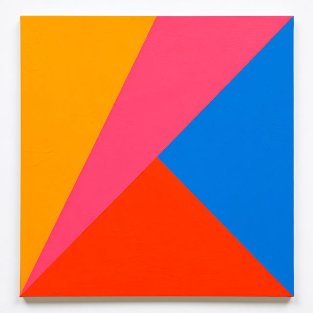 Mary Heilmann style, Midjourney V8.2, render 2 of 4