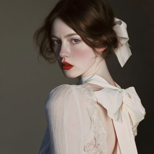Mary Jane Ansell style, Midjourney V8.2, render 2 of 4
