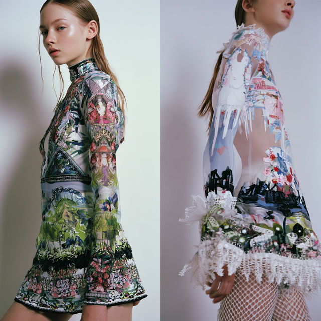Mary Katrantzou style, Midjourney V8.2, render 4 of 4