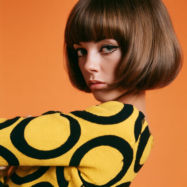 Mary Quant style, Midjourney V8.2, render 1 of 4