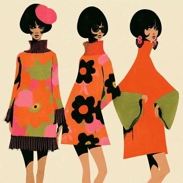 Mary Quant style, Midjourney V8.2, render 4 of 4