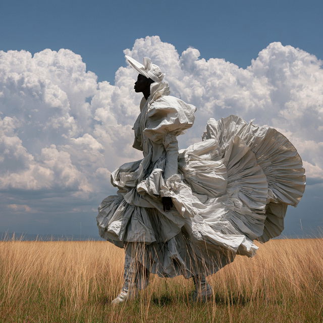 Mary Sibande style, Midjourney V8.2, render 4 of 4