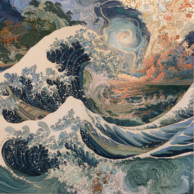 Masami Teraoka style, Midjourney V8.2, render 2 of 4