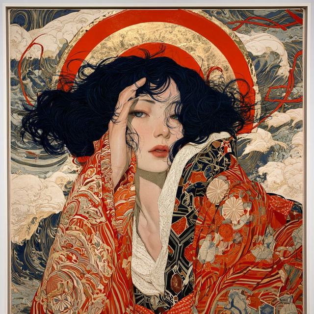Masami Teraoka style, Midjourney V8.2, render 1 of 4