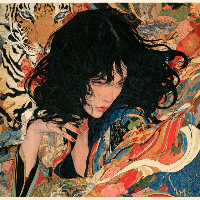 Masami Teraoka style, Midjourney V8.2, render 4 of 4