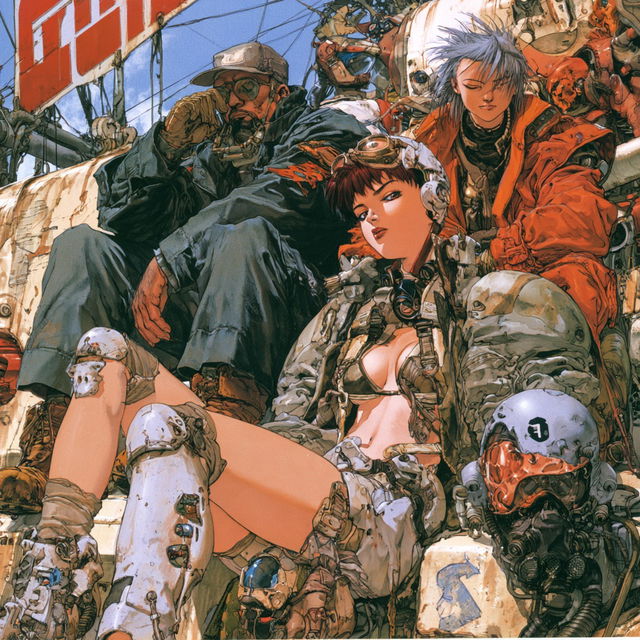 Masamune Shirow style, Midjourney V8.2, render 3 of 4