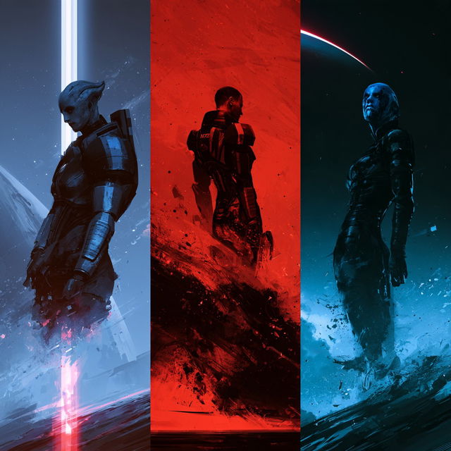 Mass Effect style, Midjourney V8.2, render 4 of 4