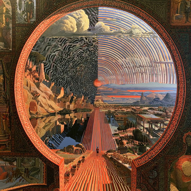 Mati Klarwein style, Midjourney V8.2, render 2 of 4