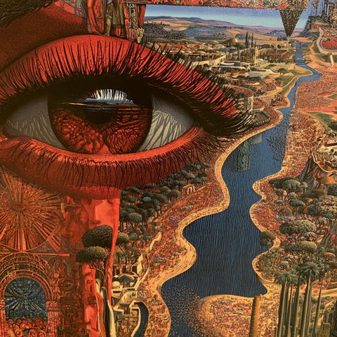 Mati Klarwein style (Painters), Midjourney V8.2