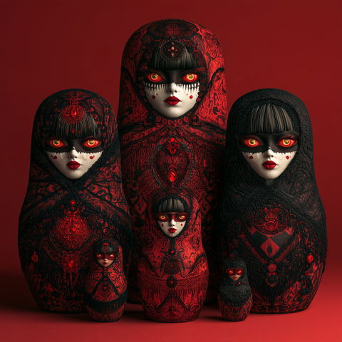 Matryoshka style (Techniques), Midjourney V8.2