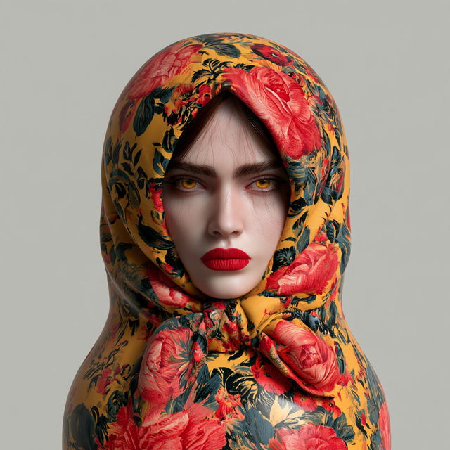 Matryoshka style, Midjourney V8.2, render 4 of 4