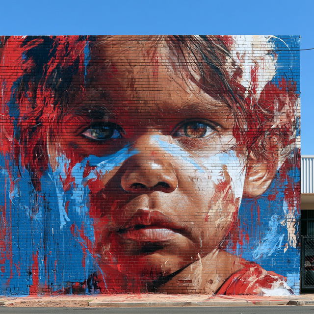 Matt Adnate style, Midjourney V8.2, render 1 of 4