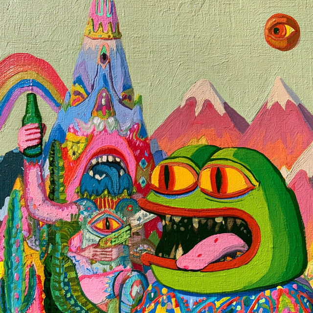 Matt Furie style, Midjourney V8.2, render 3 of 4