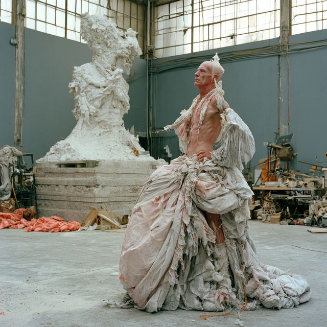 Matthew Barney style, Midjourney V8.2, render 2 of 4