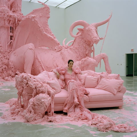 Matthew Barney style (Various), Midjourney V8.2