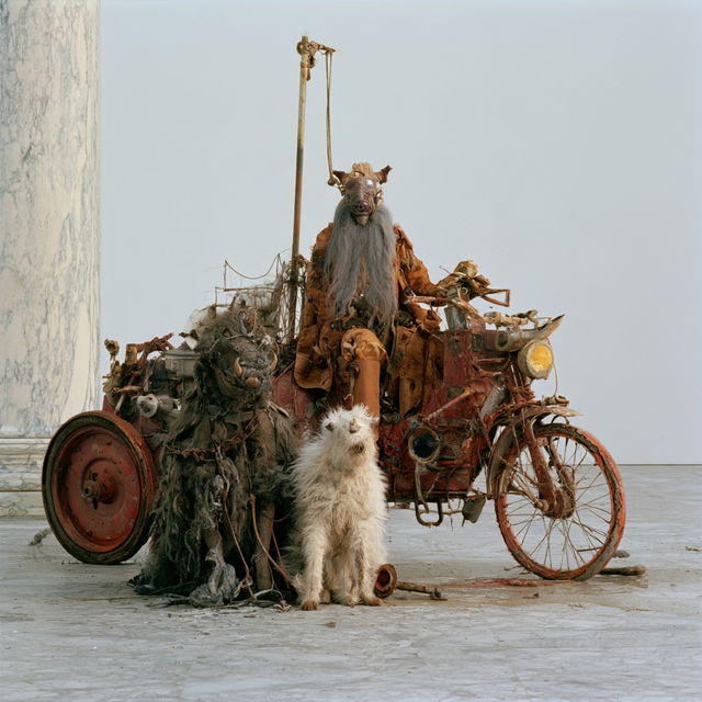 Matthew Barney style, Midjourney V8.2, render 4 of 4