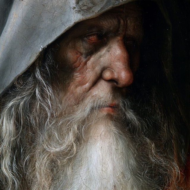 Matthias Grunewald style, Midjourney V8.2, render 2 of 4