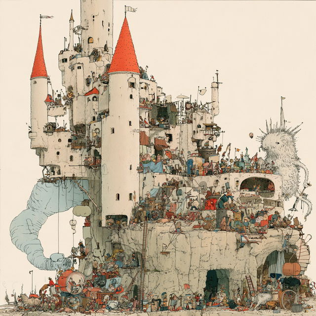 Mattias Adolfsson style, Midjourney V8.2, render 1 of 4
