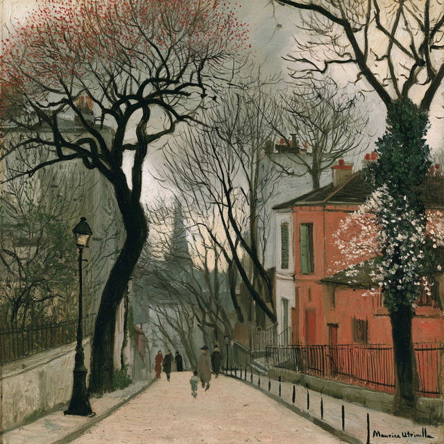 Maurice Utrillo style, Midjourney V8.2, render 4 of 4