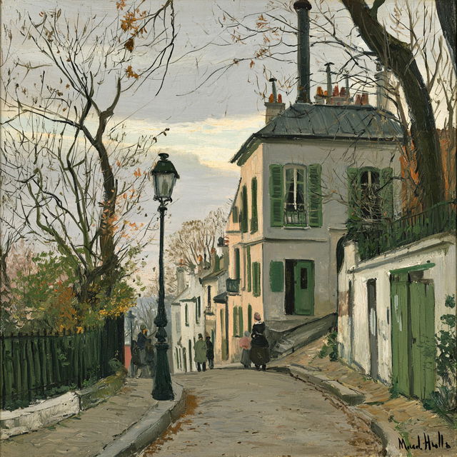 Maurice Utrillo style, Midjourney V8.2, render 1 of 4