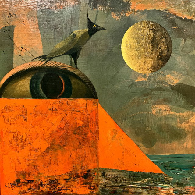 Max Ernst style, Midjourney V8.2, render 2 of 4