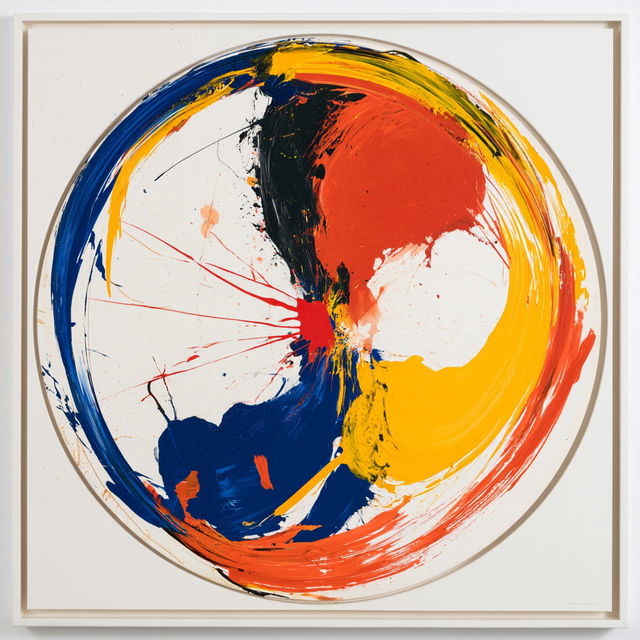 Max Gimblett style, Midjourney V8.2, render 2 of 4