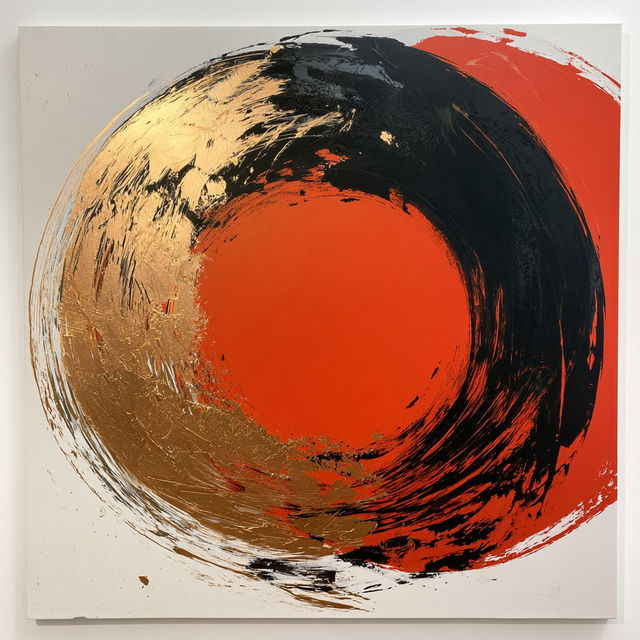 Max Gimblett style, Midjourney V8.2, render 4 of 4
