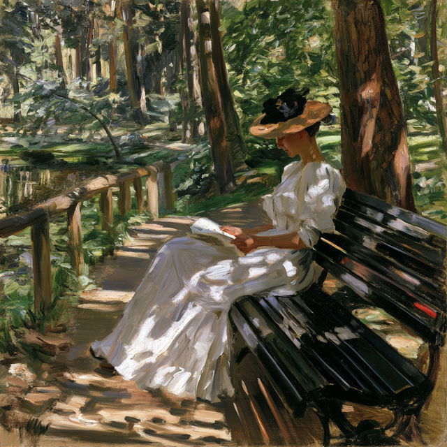 Max Liebermann style, Midjourney V8.2, render 2 of 4