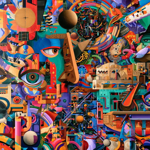 Maximalist composition style (Modifiers), Midjourney V8.2