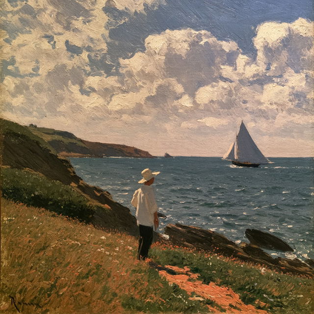 Maxime Maufra style, Midjourney V8.2, render 2 of 4