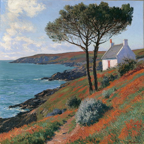 Maxime Maufra style (Painters), Midjourney V8.2