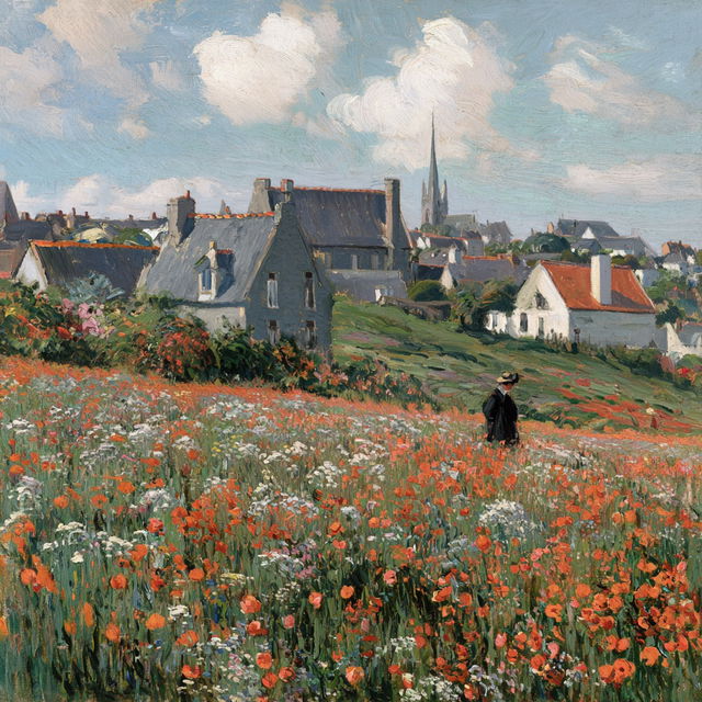 Maxime Maufra style, Midjourney V8.2, render 3 of 4