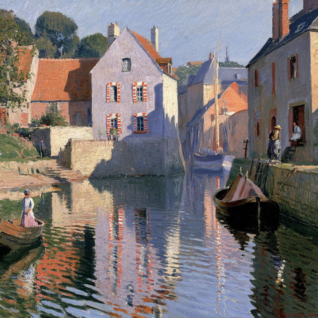 Maximilien Luce style, Midjourney V8.2, render 2 of 4