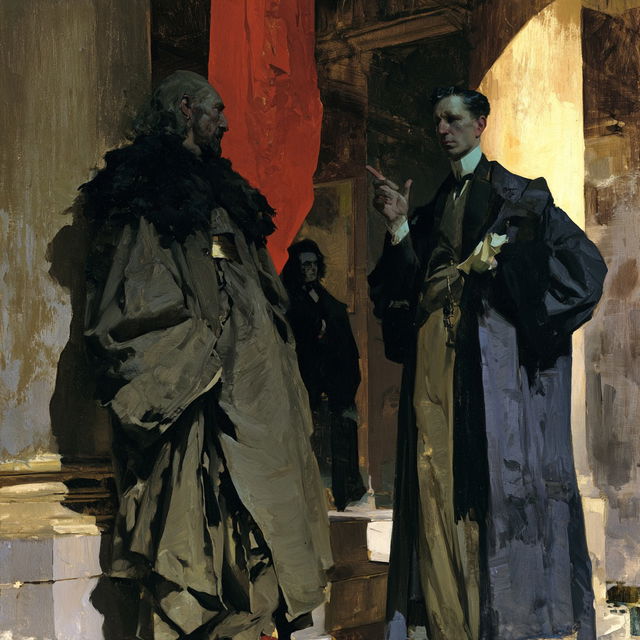 Mead Schaeffer style, Midjourney V8.2, render 2 of 4