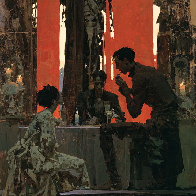 Mead Schaeffer style, Midjourney V8.2, render 4 of 4