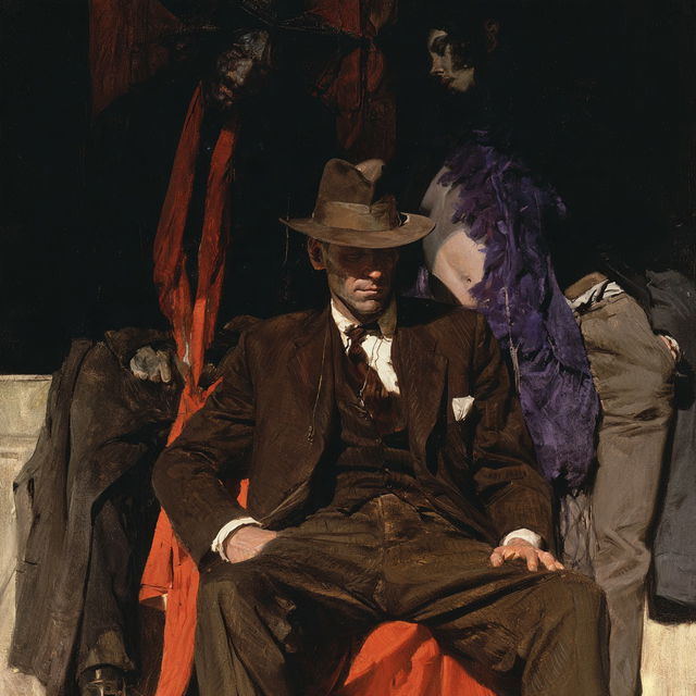 Mead Schaeffer style, Midjourney V8.2, render 3 of 4