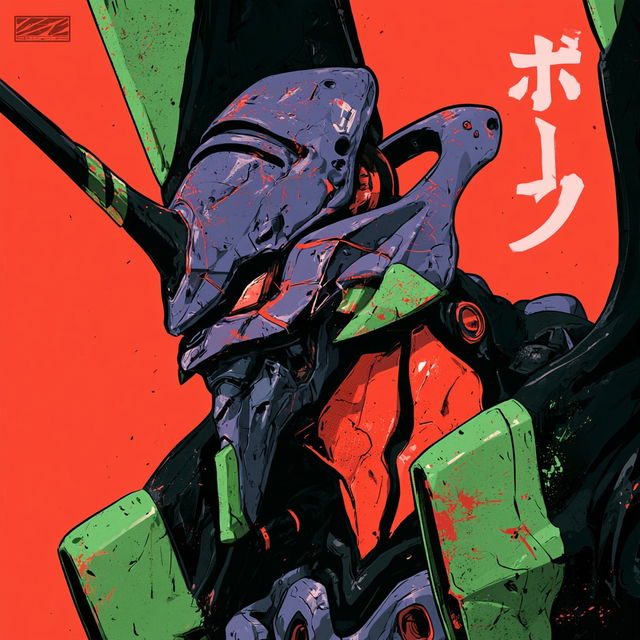 Mecha anime style style, Midjourney V8.2, render 4 of 4