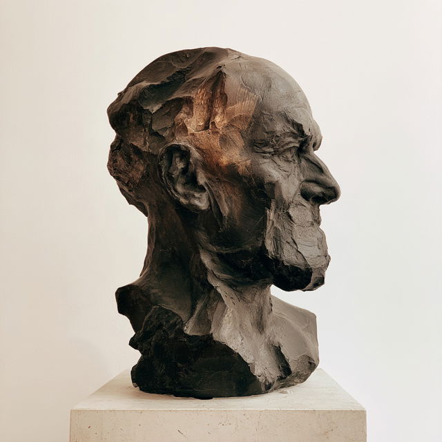 Medardo Rosso style, Midjourney V8.2, render 3 of 4