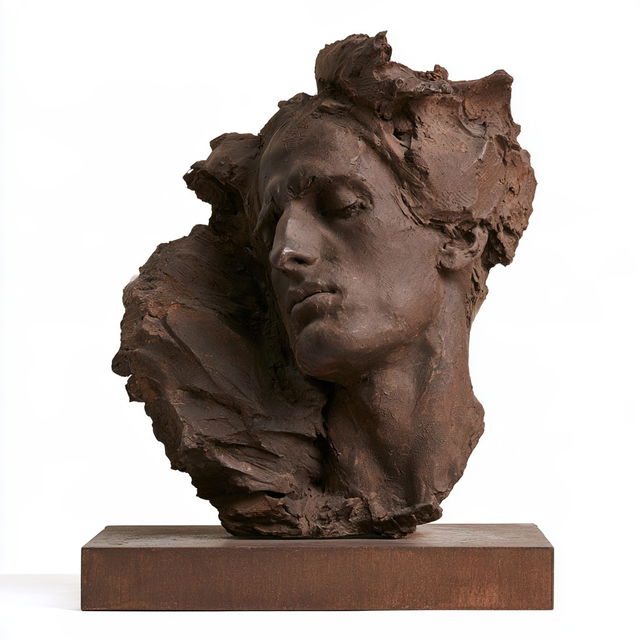 Medardo Rosso style, Midjourney V8.2, render 4 of 4