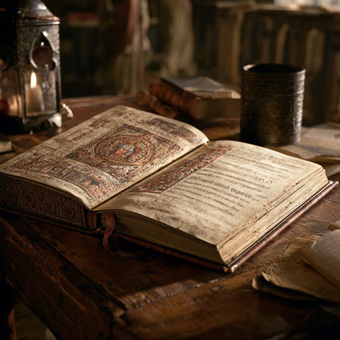 Medieval Codex style (Genres), Midjourney V8.2