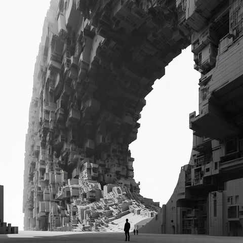 Megastructure style (Genres), Midjourney V8.2